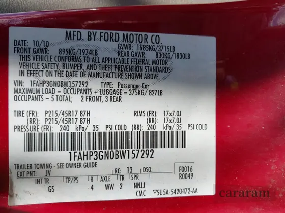 2011 Ford Focus SES