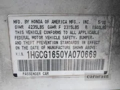 2000 Honda Accord EX