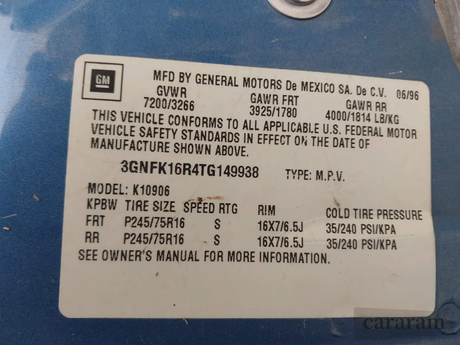 1996 Chevrolet Suburban