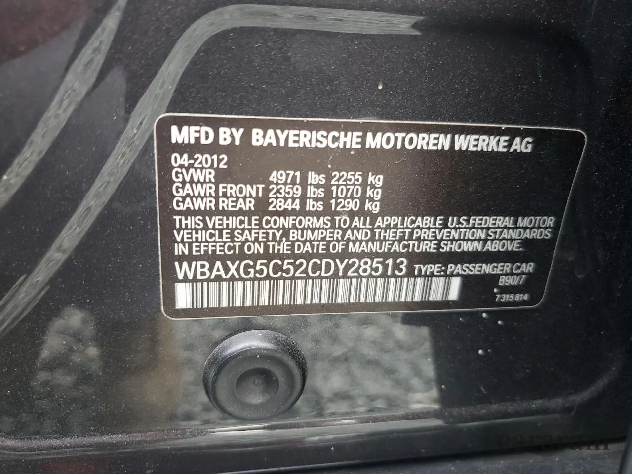 2012 BMW 5 Series 528i