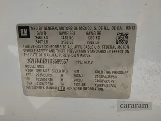 2013 Cadillac SRX Performance Collection