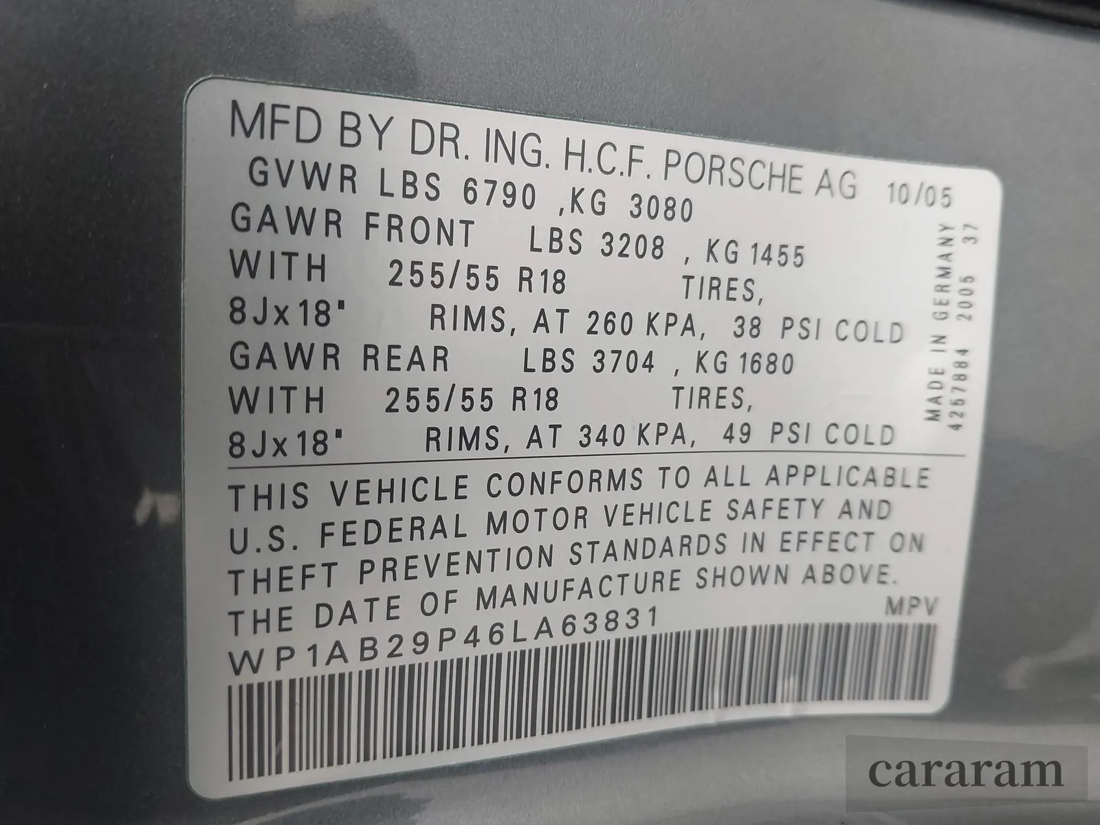 2006 Porsche Cayenne S