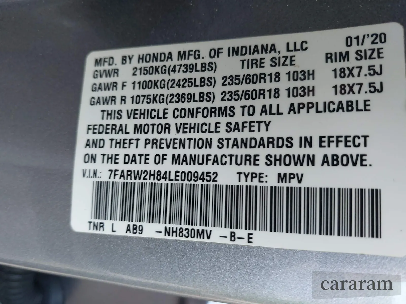 2020 Honda CR-V EX-L