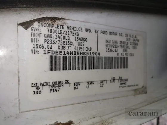 1994 Ford Econoline Cargo