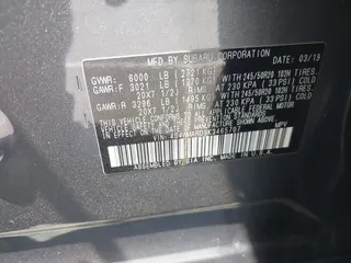 2019 Subaru Ascent Touring