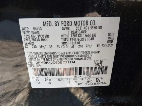 2013 Ford Edge SEL