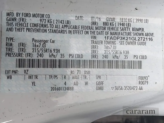 2016 Ford Focus SE