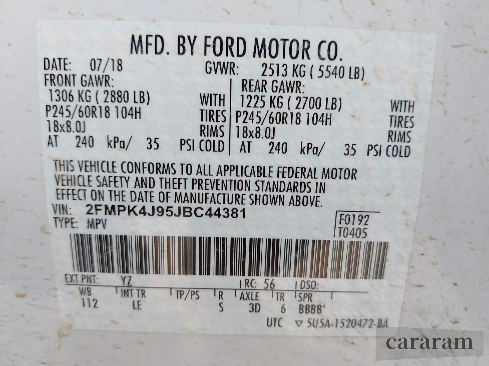 2018 Ford Edge SEL
