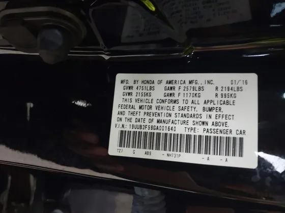 2016 Acura TLX Technology
