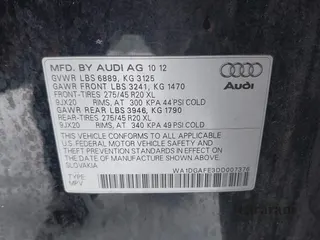 2013 Audi Q7 S line Prestige