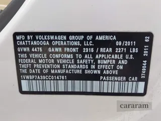 2012 Volkswagen Passat SE