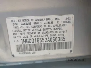 2002 Honda Accord EX