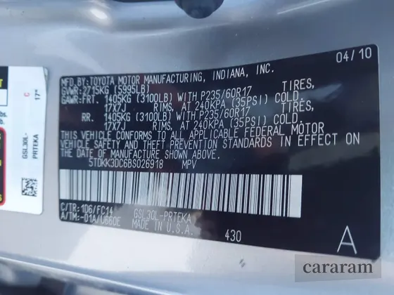 2011 Toyota Sienna LE