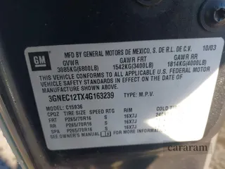 2004 Chevrolet Avalanche Z66
