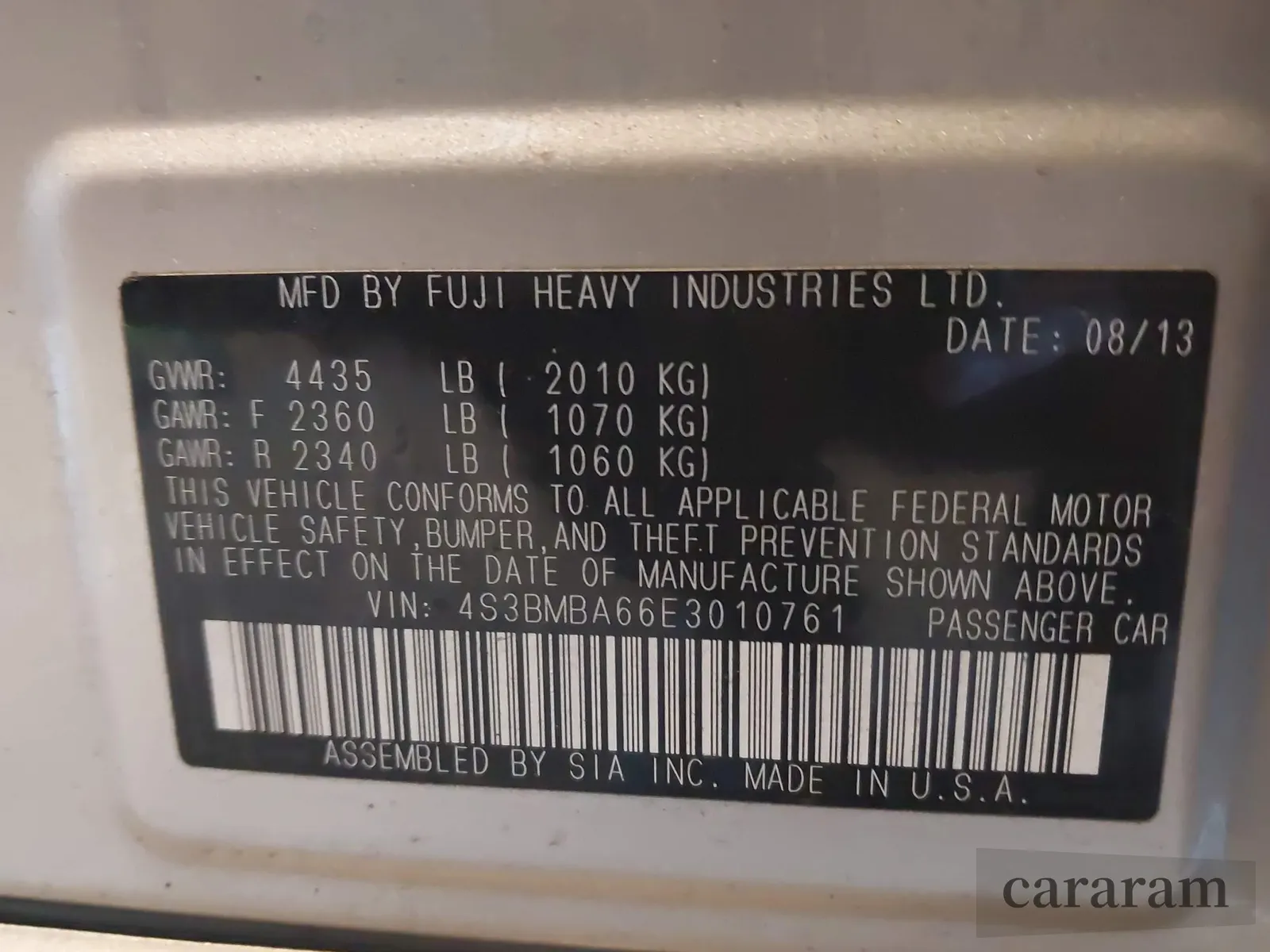 2014 Subaru Legacy