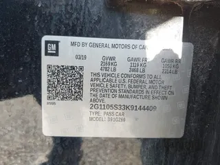 2019 Chevrolet Impala Premier