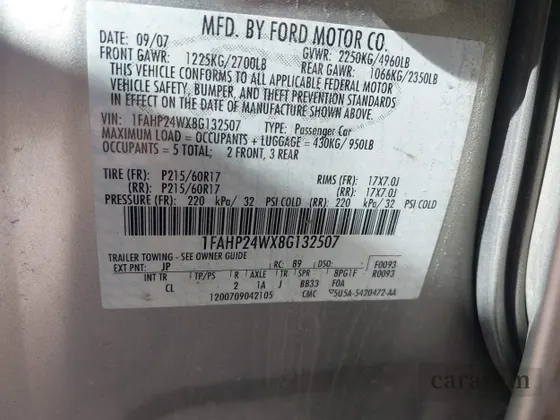 2008 Ford Taurus SEL