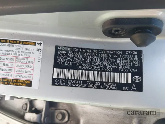 2007 Toyota Corolla CE
