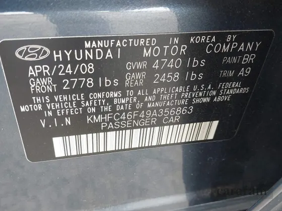 2009 Hyundai Azera Limited