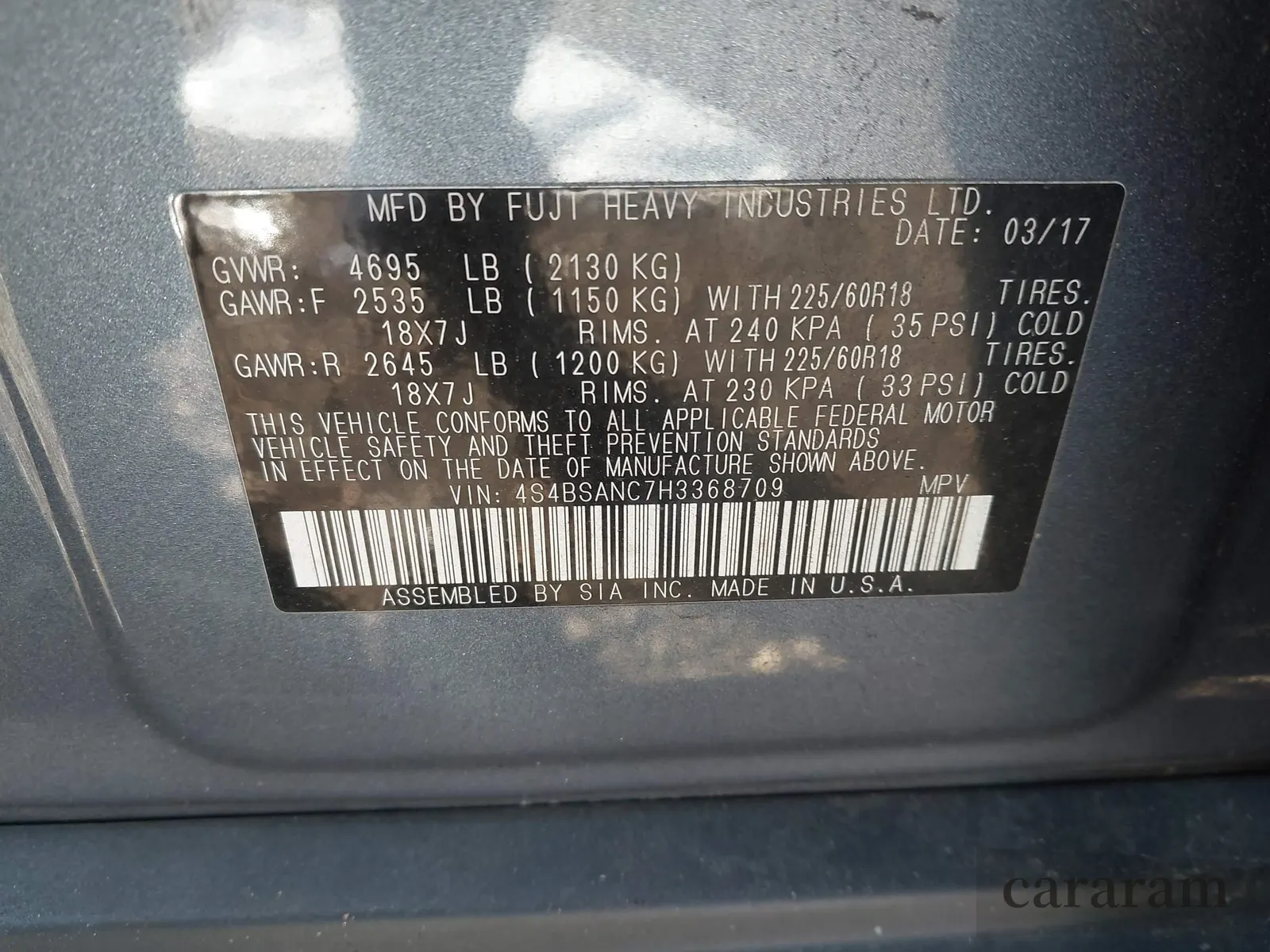 2017 Subaru Outback Limited