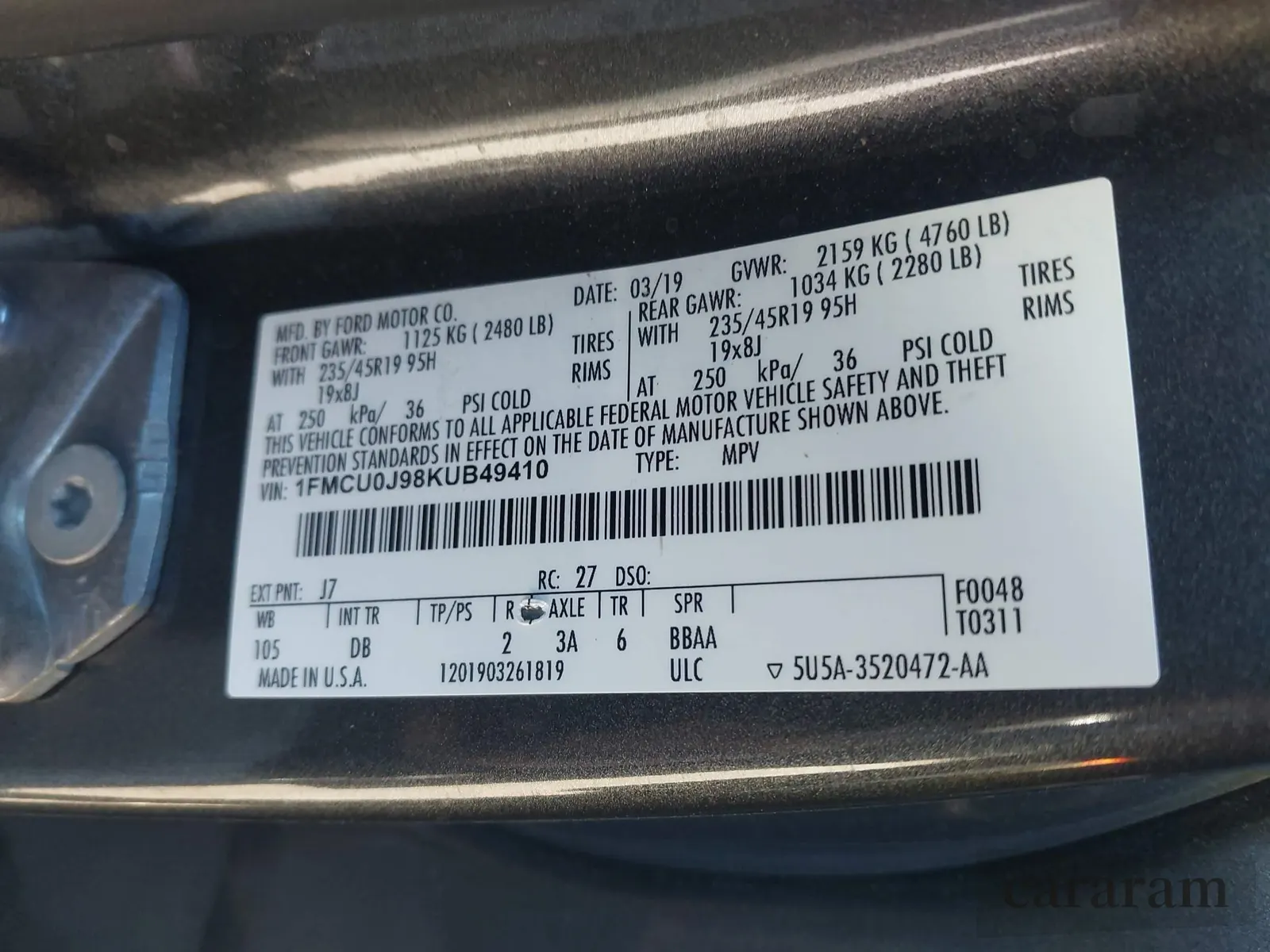 2019 Ford Escape Titanium