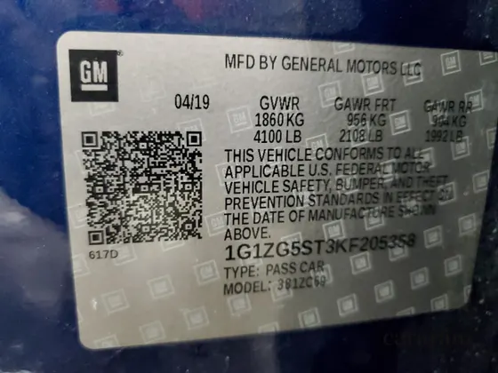 2019 Chevrolet Malibu RS