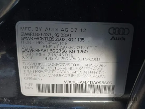 2013 Audi allroad A4 Premium Plus