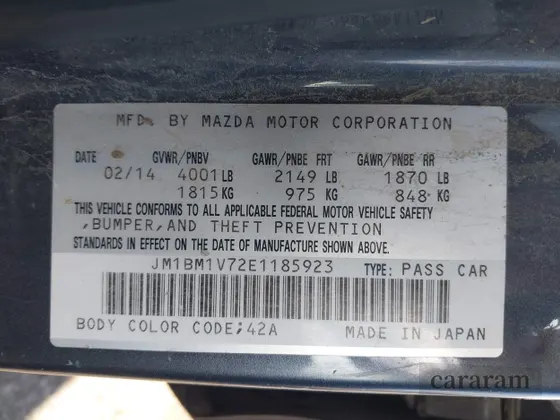2014 Mazda 3 i Touring