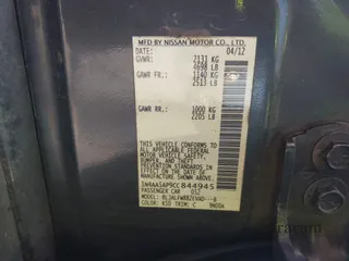 2012 Nissan Maxima SV
