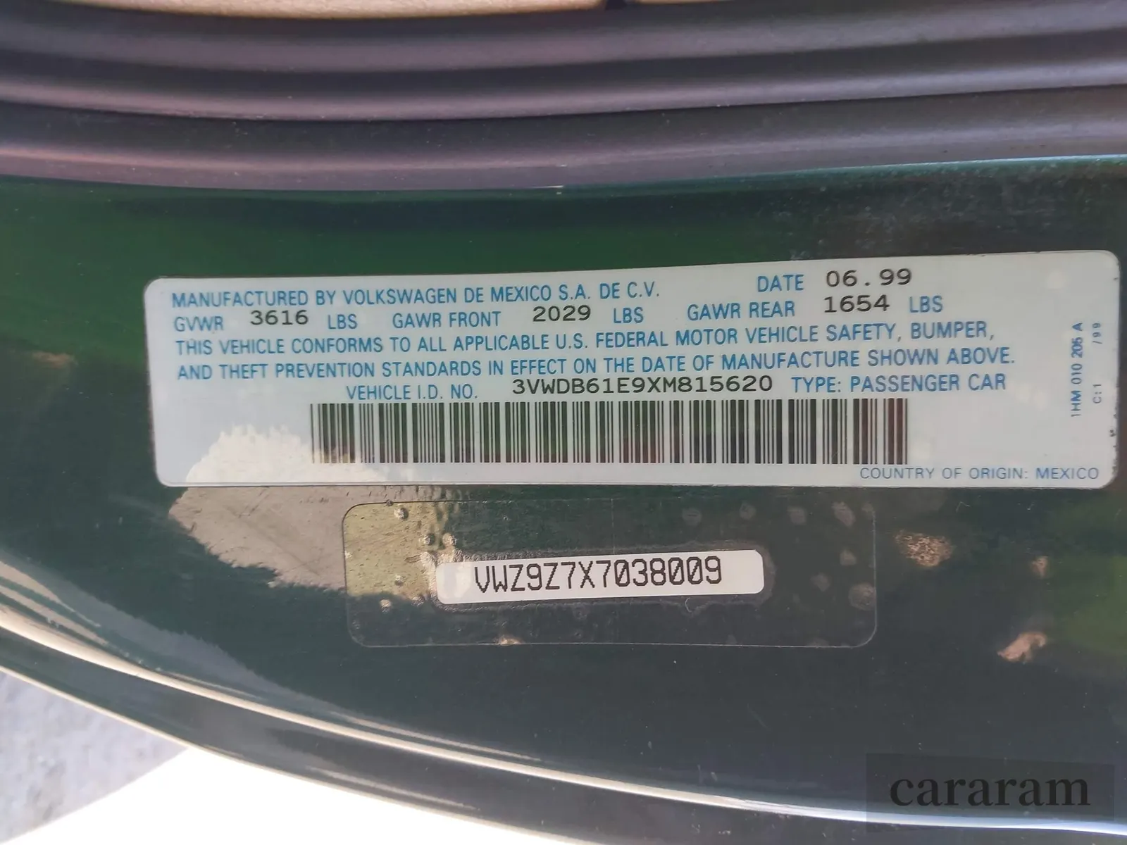 1999 Volkswagen Cabriolet GLS