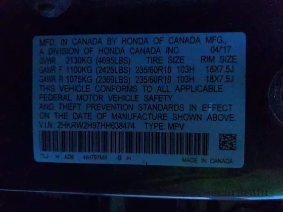 2017 Honda CR-V Touring