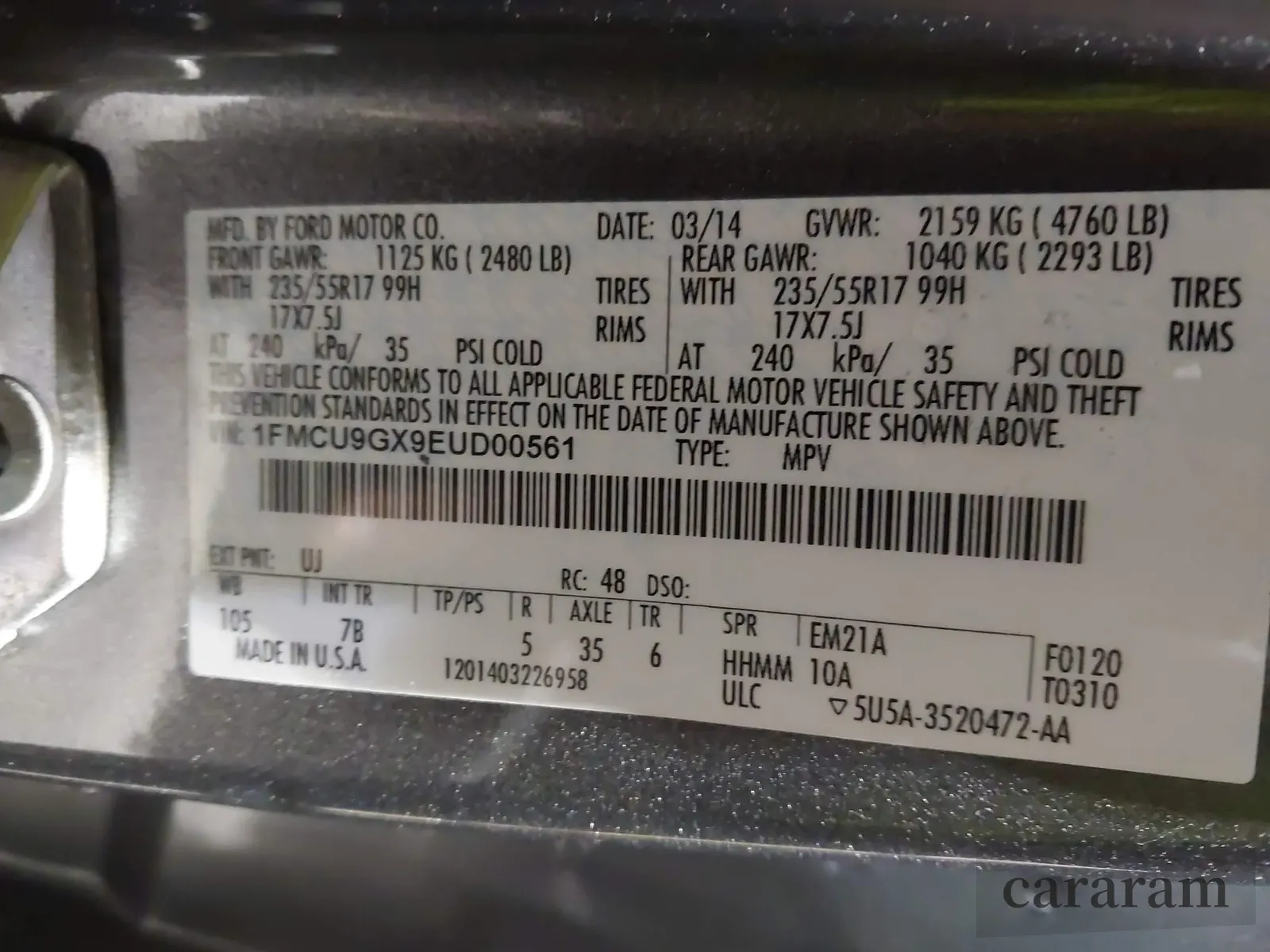 2014 Ford Escape SE