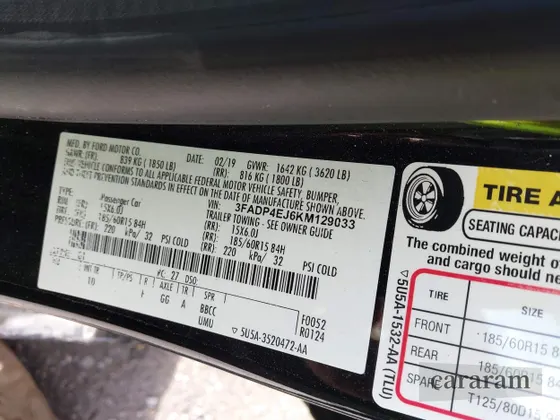 2019 Ford Fiesta SE