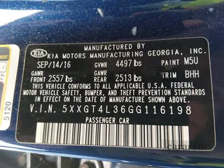 2016 Kia Optima LX
