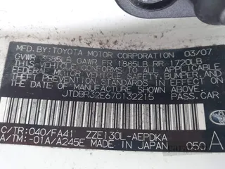 2007 Toyota Corolla CE