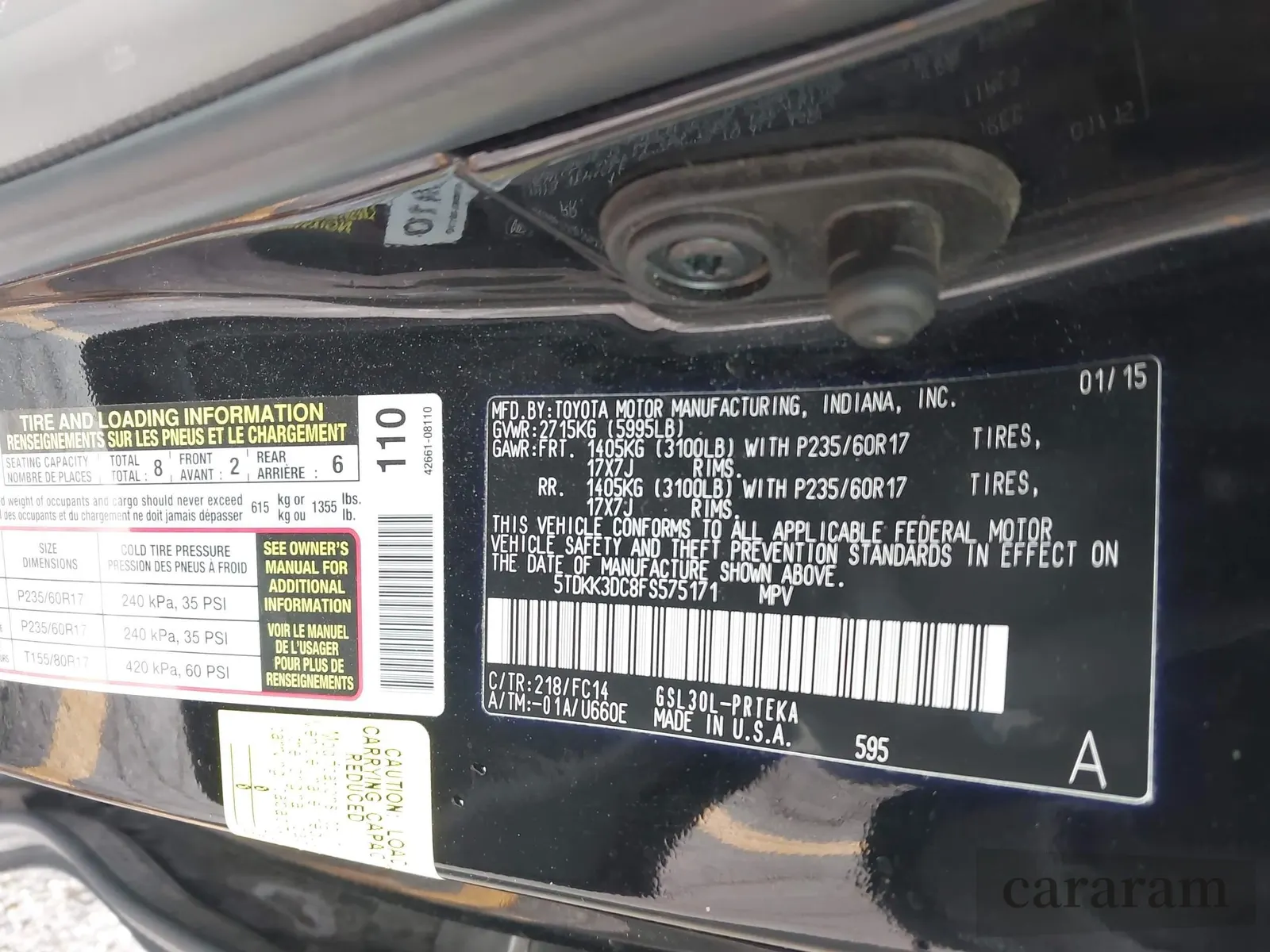 2015 Toyota Sienna LE
