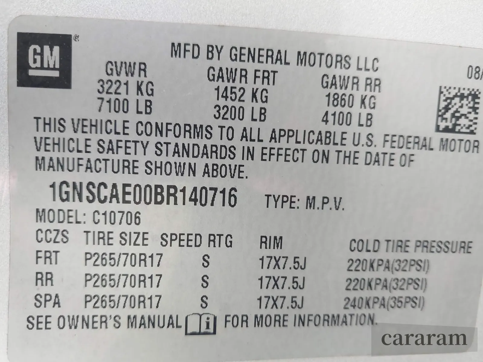 2011 Chevrolet Tahoe LS