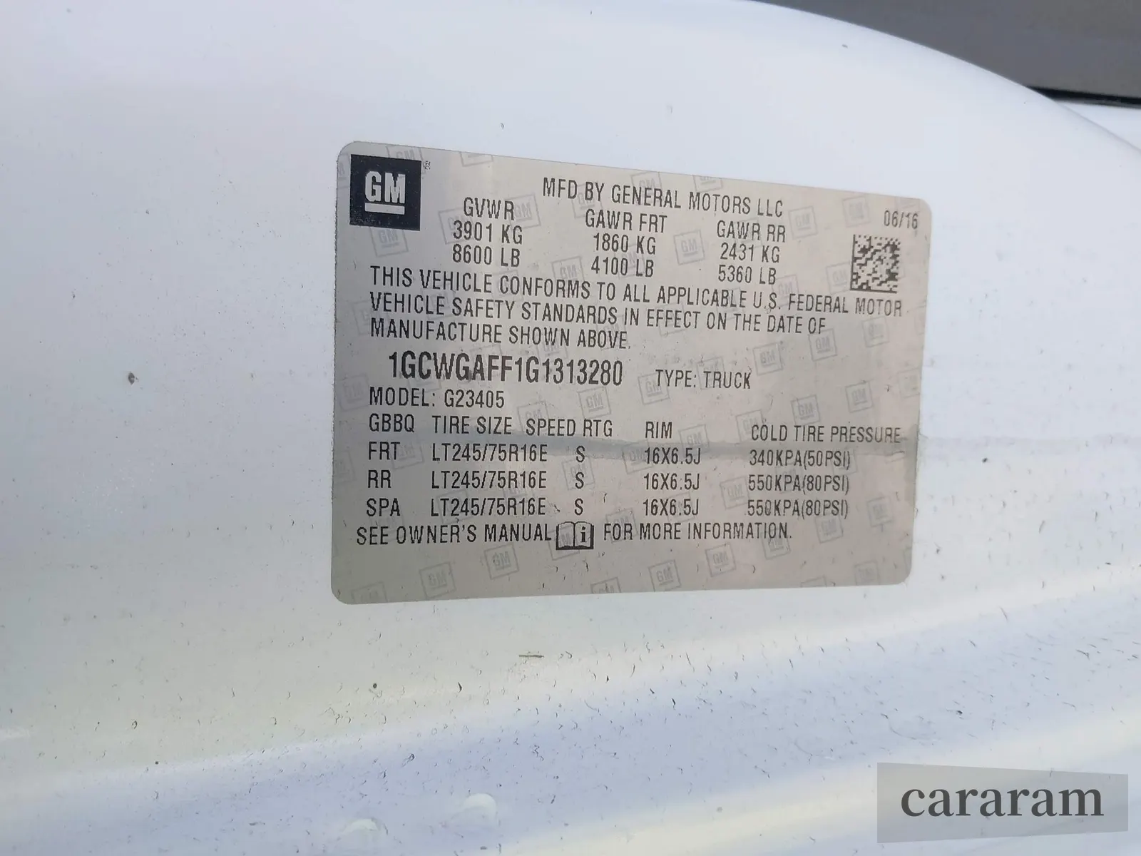 2016 Chevrolet Express Cargo