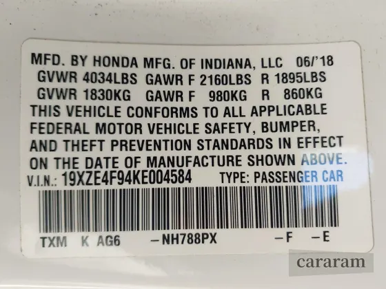 2019 Honda Insight Touring