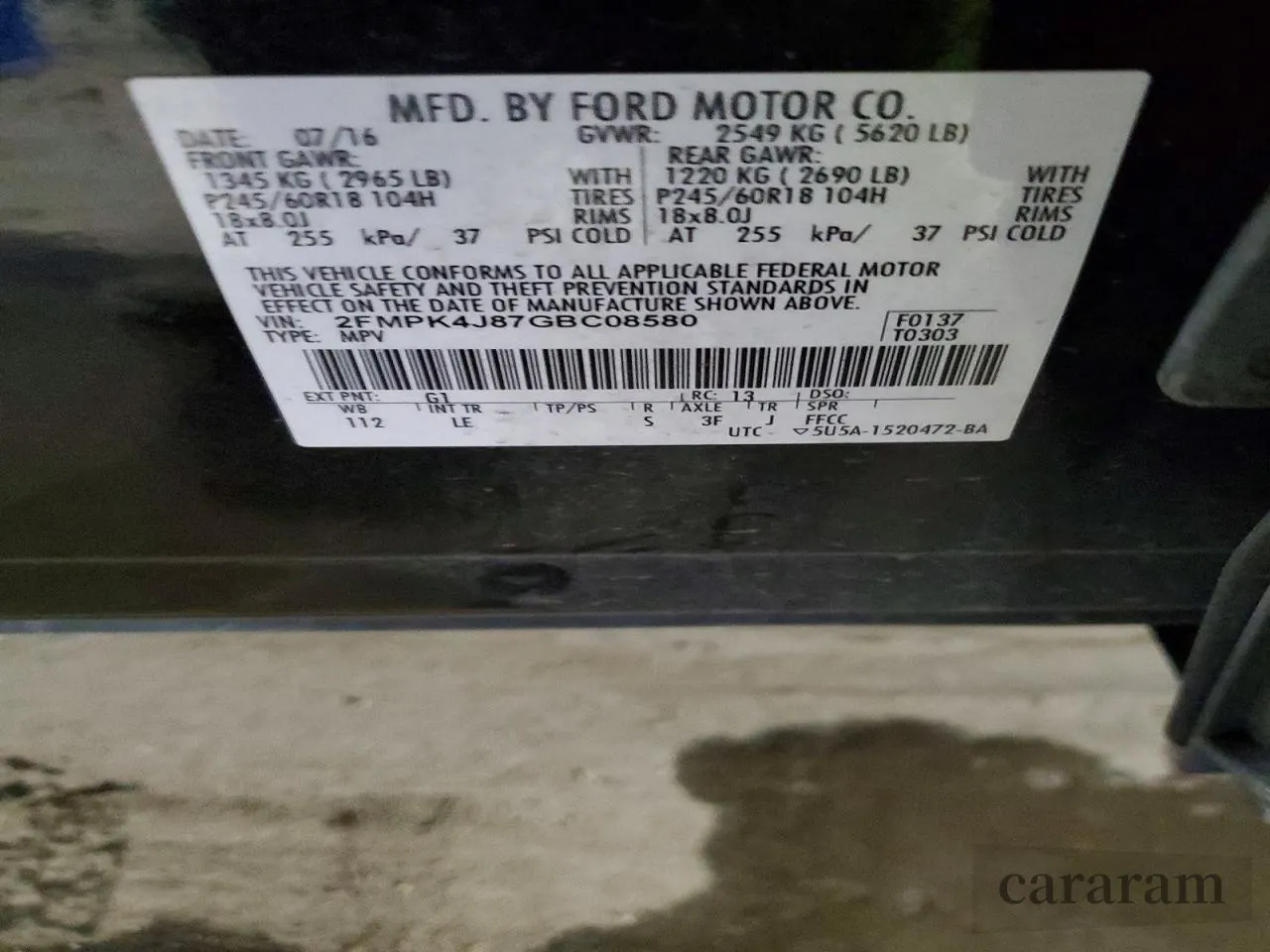 2016 Ford Edge SEL
