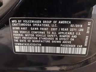 2018 Volkswagen Passat SE