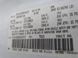 2006 Dodge 1500 SLT