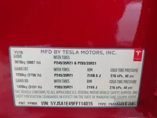 2015 Tesla Model S 85D