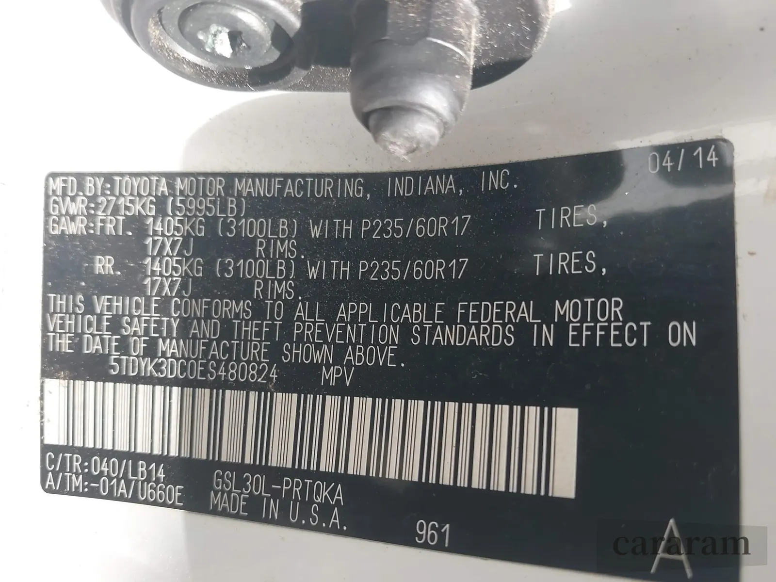 2014 Toyota Sienna XLE