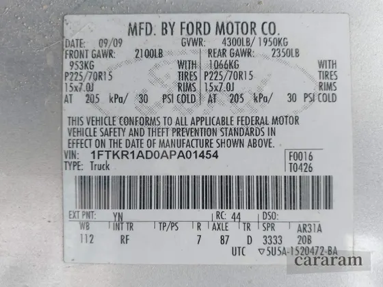 2010 Ford Ranger XL