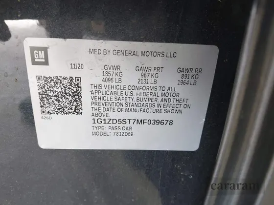 2021 Chevrolet Malibu LT