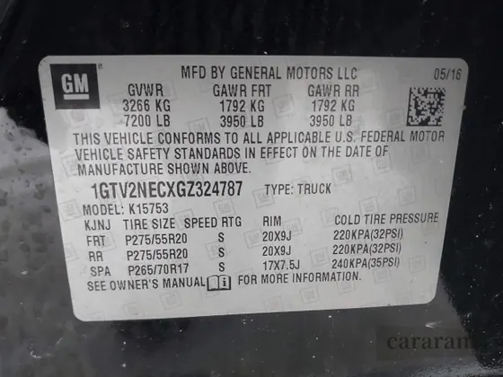 2016 GMC Sierra 1500 SLT