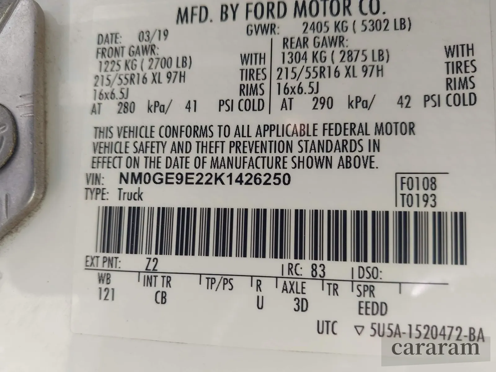 2019 Ford Transit Connect XL