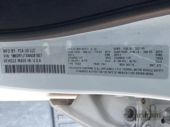 2022 Ram 1500 Laramie
