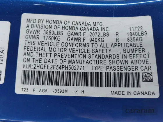 2023 Honda Civic Sport